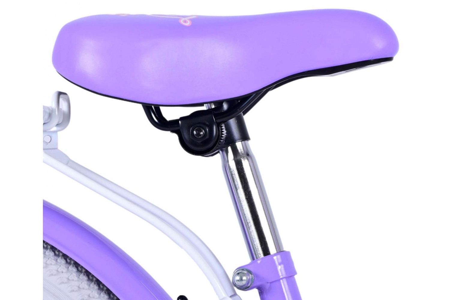 Volare Lovely Meisjesfiets 20 inch Paars | 2 handremmen