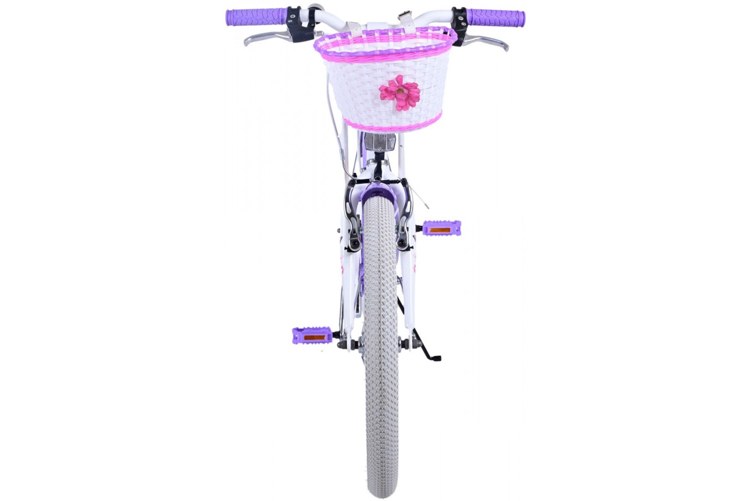 Volare Lovely Meisjesfiets 20 inch Paars | 2 handremmen