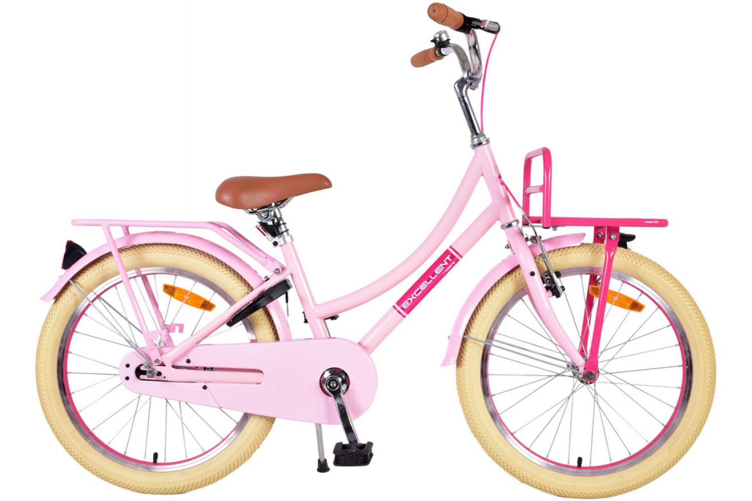 Volare Excellent Kinderfiets Meisjes 20 inch Roze | 3 versnellingen