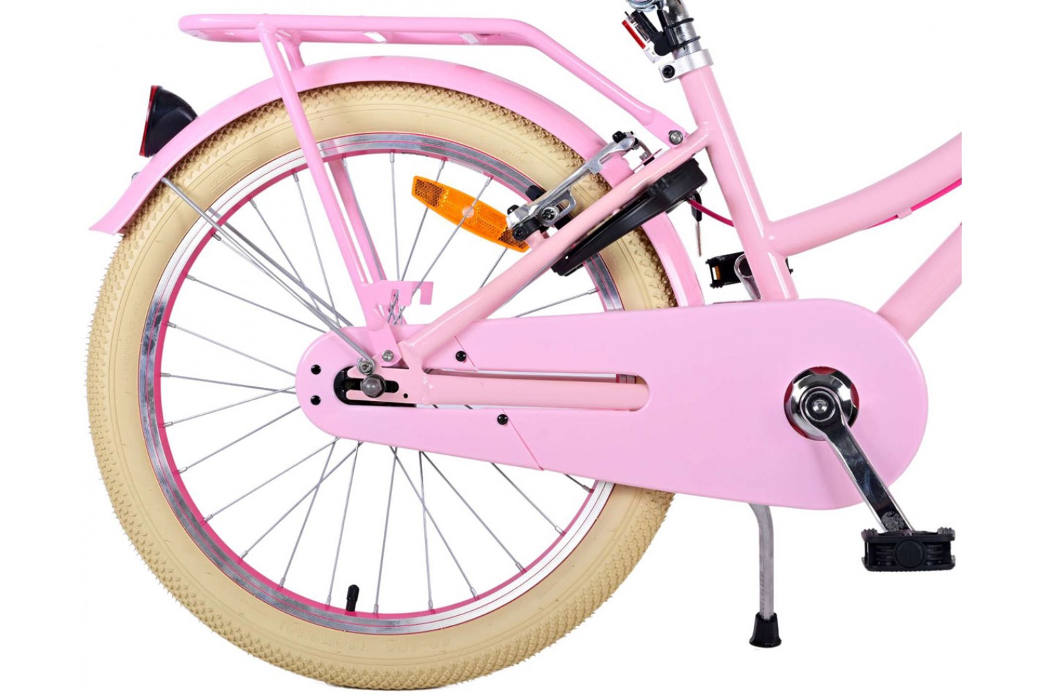 Volare Excellent Meisjesfiets 20 inch Roze | 2 handremmen