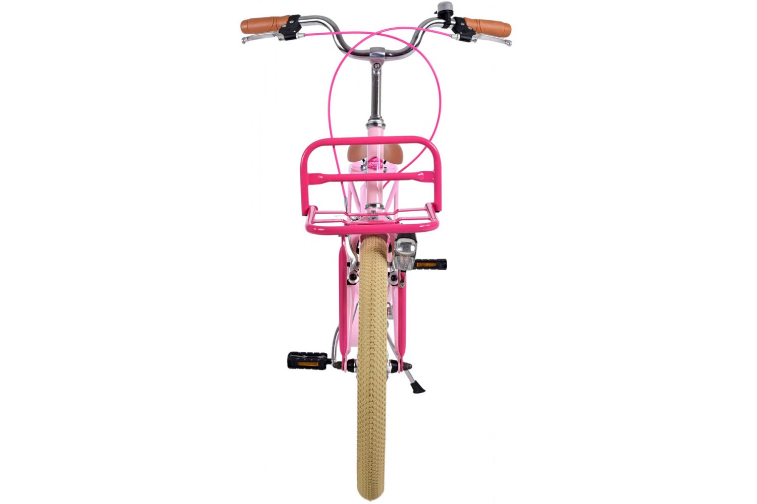 Volare Excellent Meisjesfiets 20 inch Roze | 2 handremmen