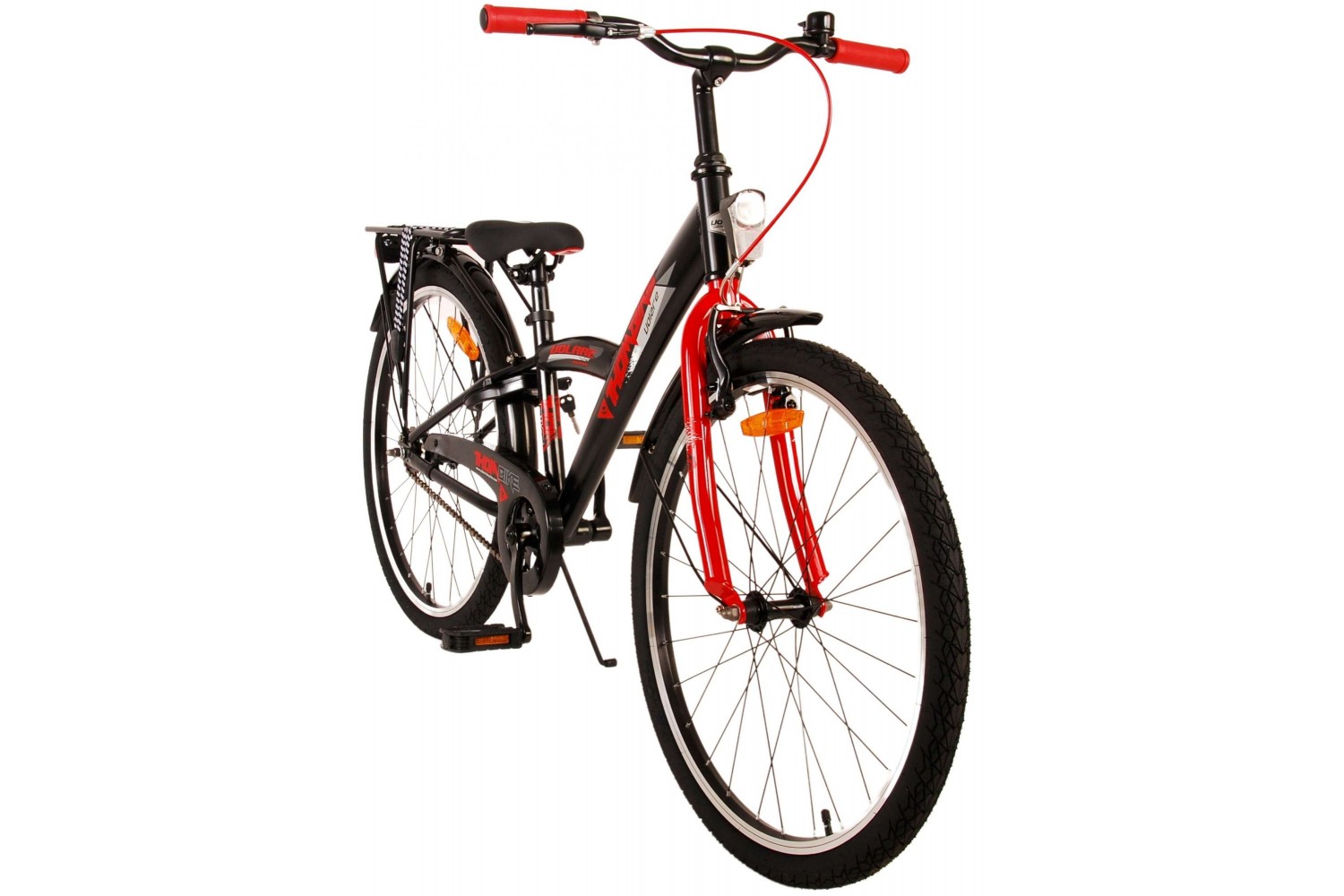 Volare Thombike Jongensfiets 24 inch Zwart Rood