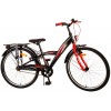 Volare Thombike Jongensfiets 24 inch Zwart Rood | 2 handremmen