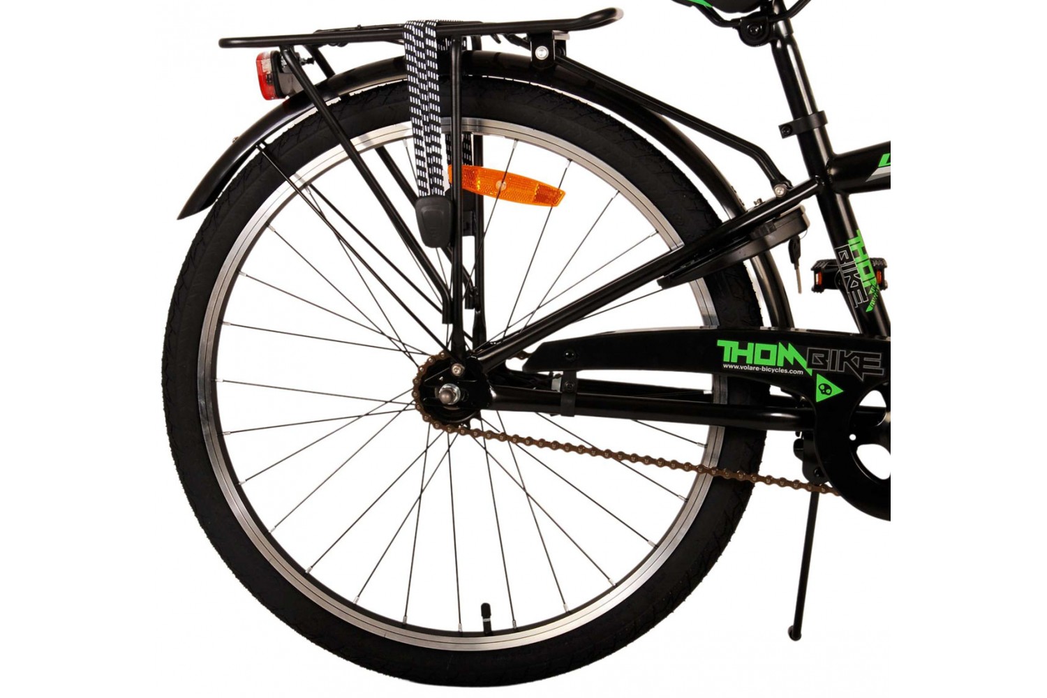 Volare Thombike Jongensfiets 24 inch Zwart Groen