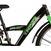 Volare Thombike Jongensfiets 24 inch Zwart Groen | 2 handremmen