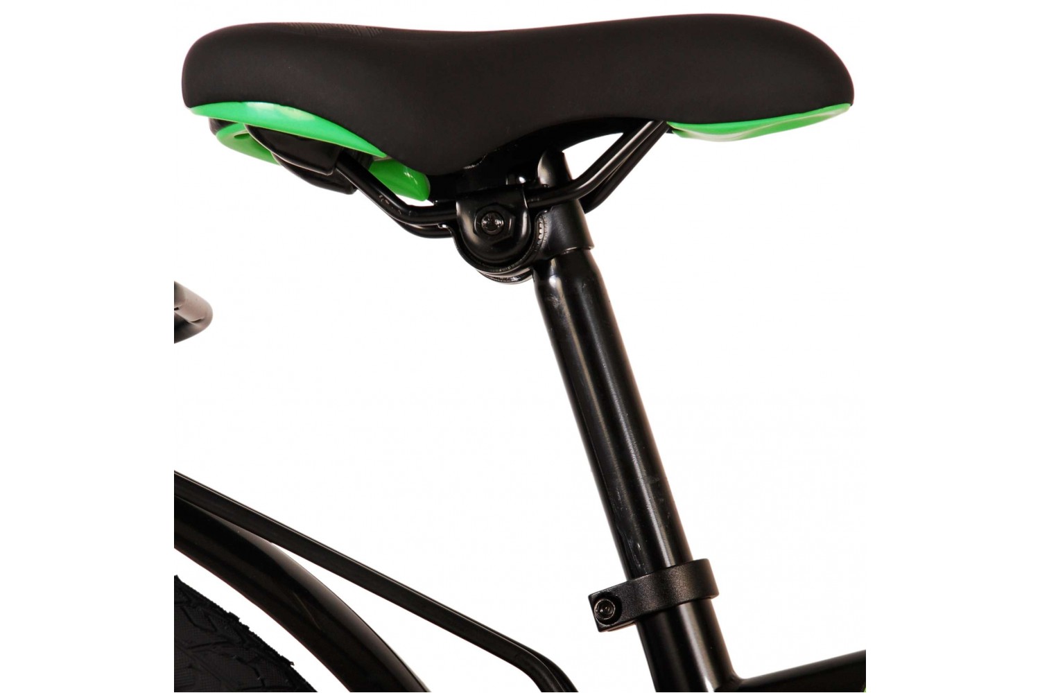 Volare Thombike Jongensfiets 24 inch Zwart Groen | 2 handremmen