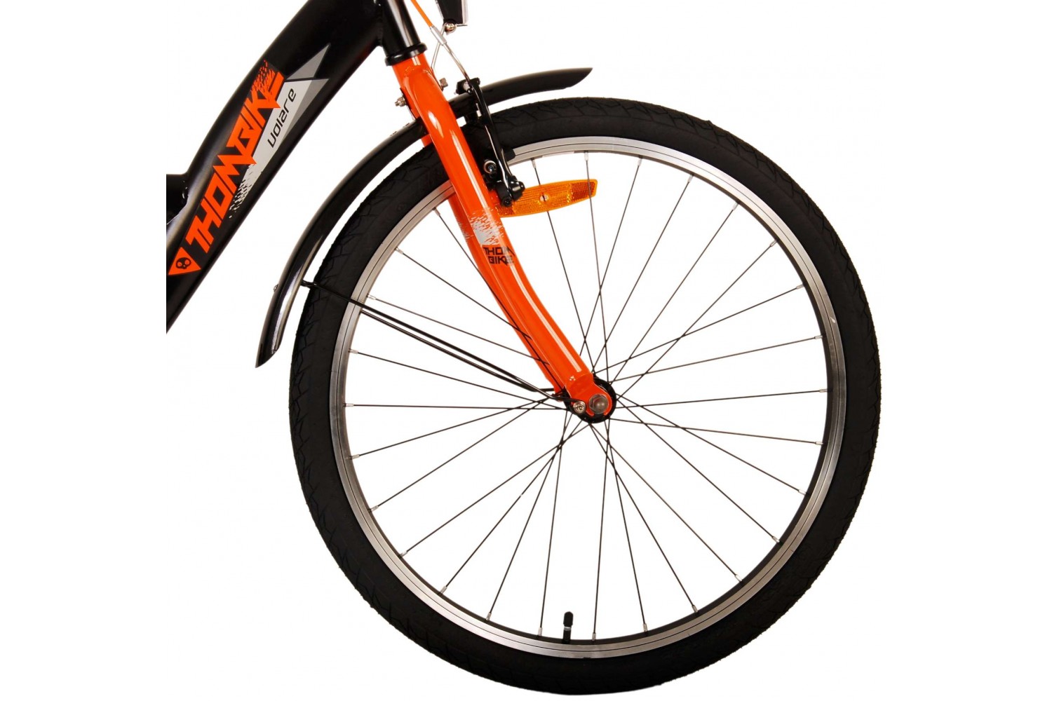 Volare Thombike Jongensfiets 24 inch Zwart Oranje