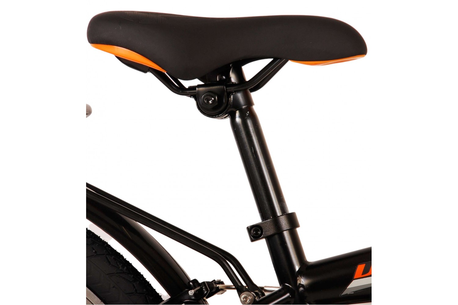 Volare Thombike Jongensfiets 24 inch Zwart Oranje | 2 handremmen