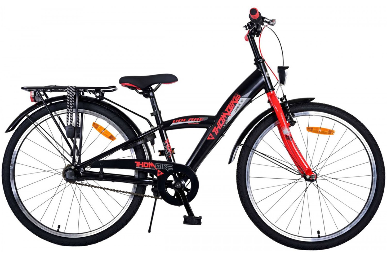 Volare Thombike 3V Jongensfiets 24 inch Rood