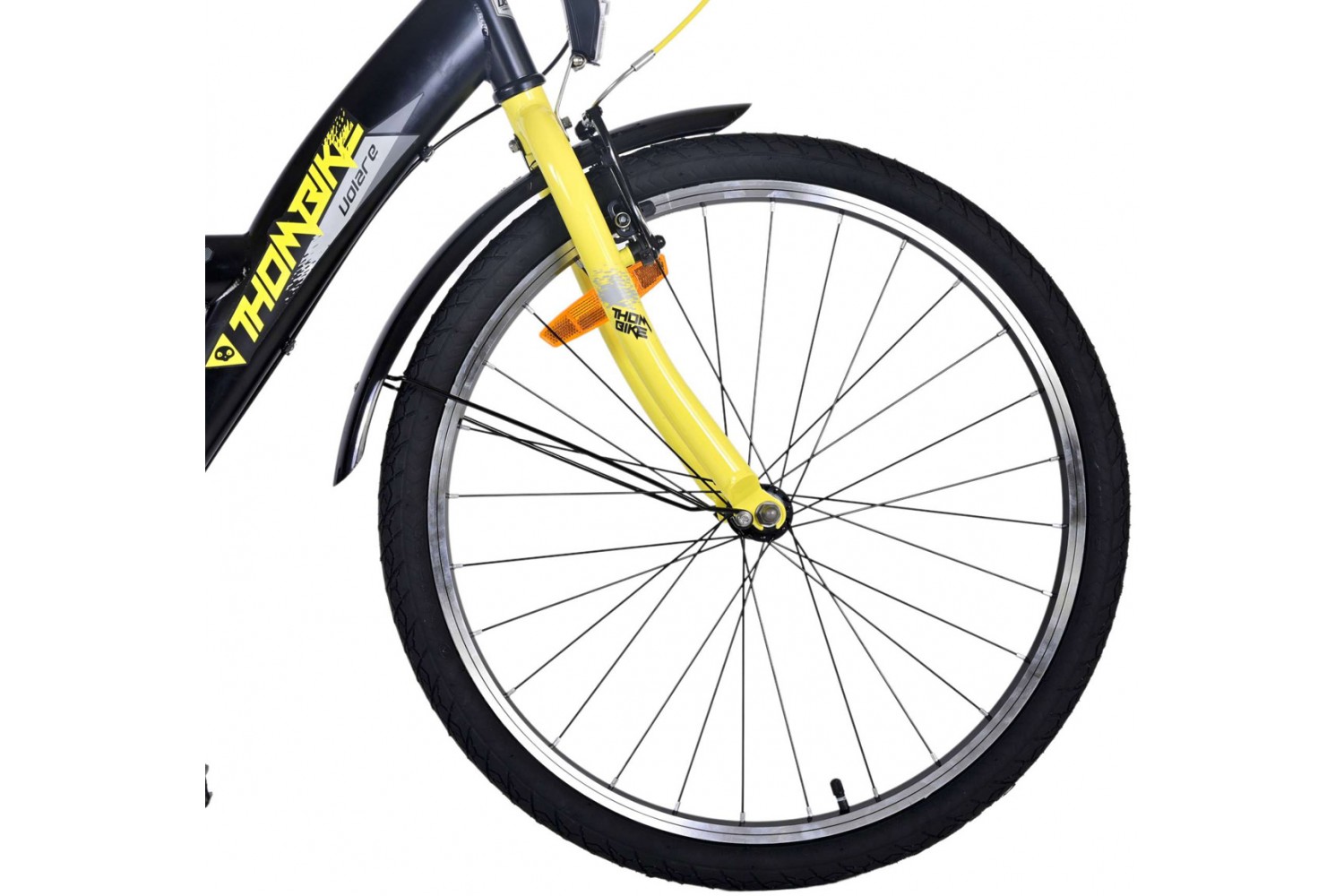 Volare Thombike 3V Jongensfiets 24 inch Geel