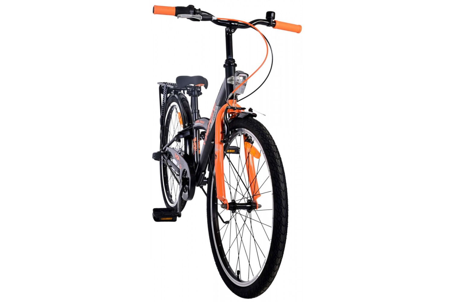 Volare Thombike 3V Jongensfiets 24 inch Zwart Oranje