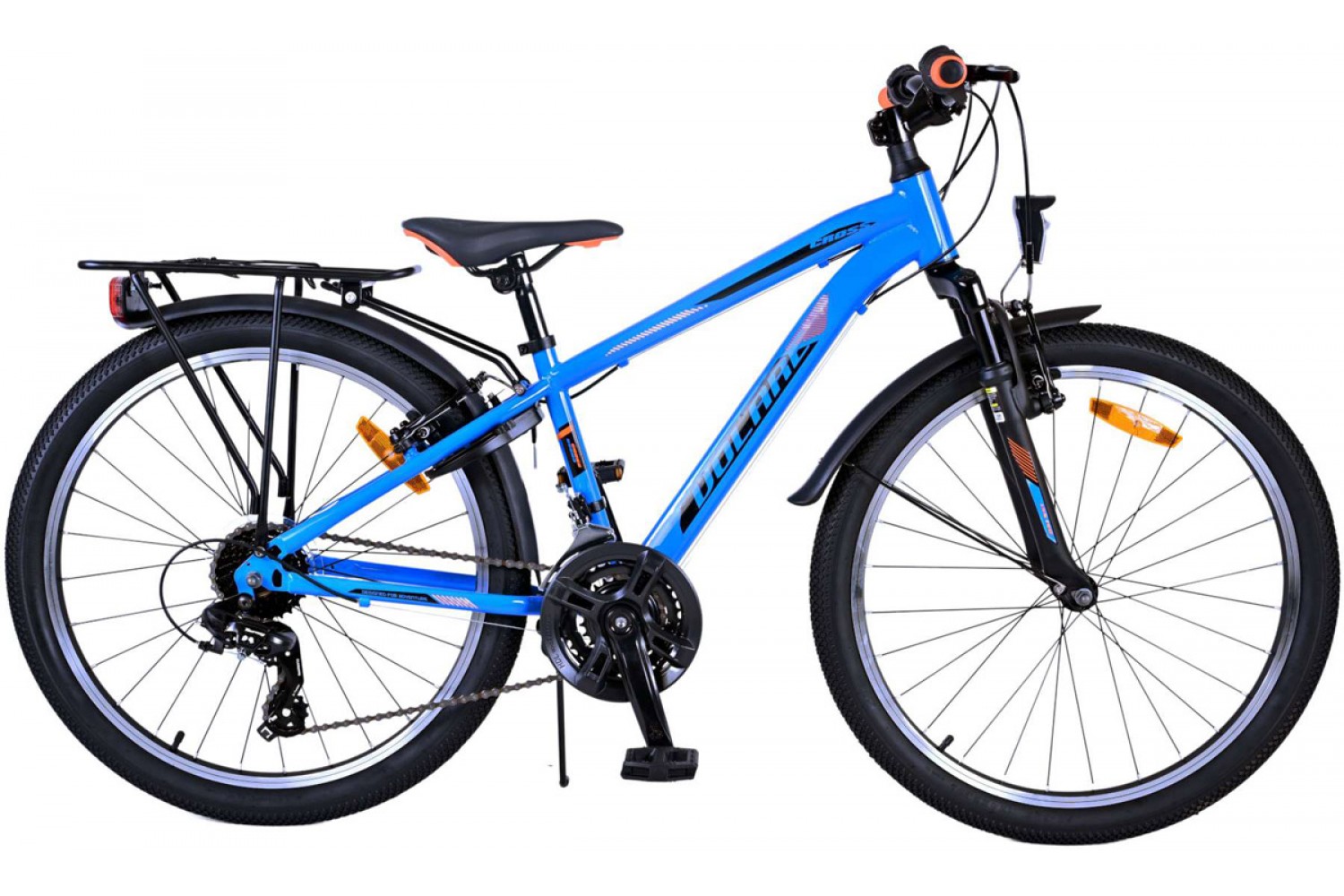 Volare Cross Jongensfiets 24 inch Blauw 18 versnellingen