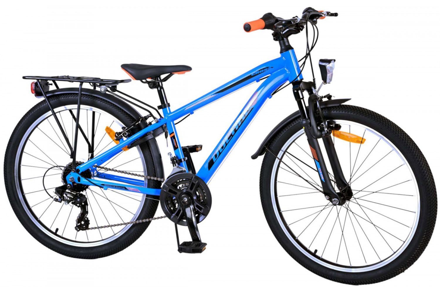 Volare Cross Jongensfiets 24 inch Blauw 18 versnellingen