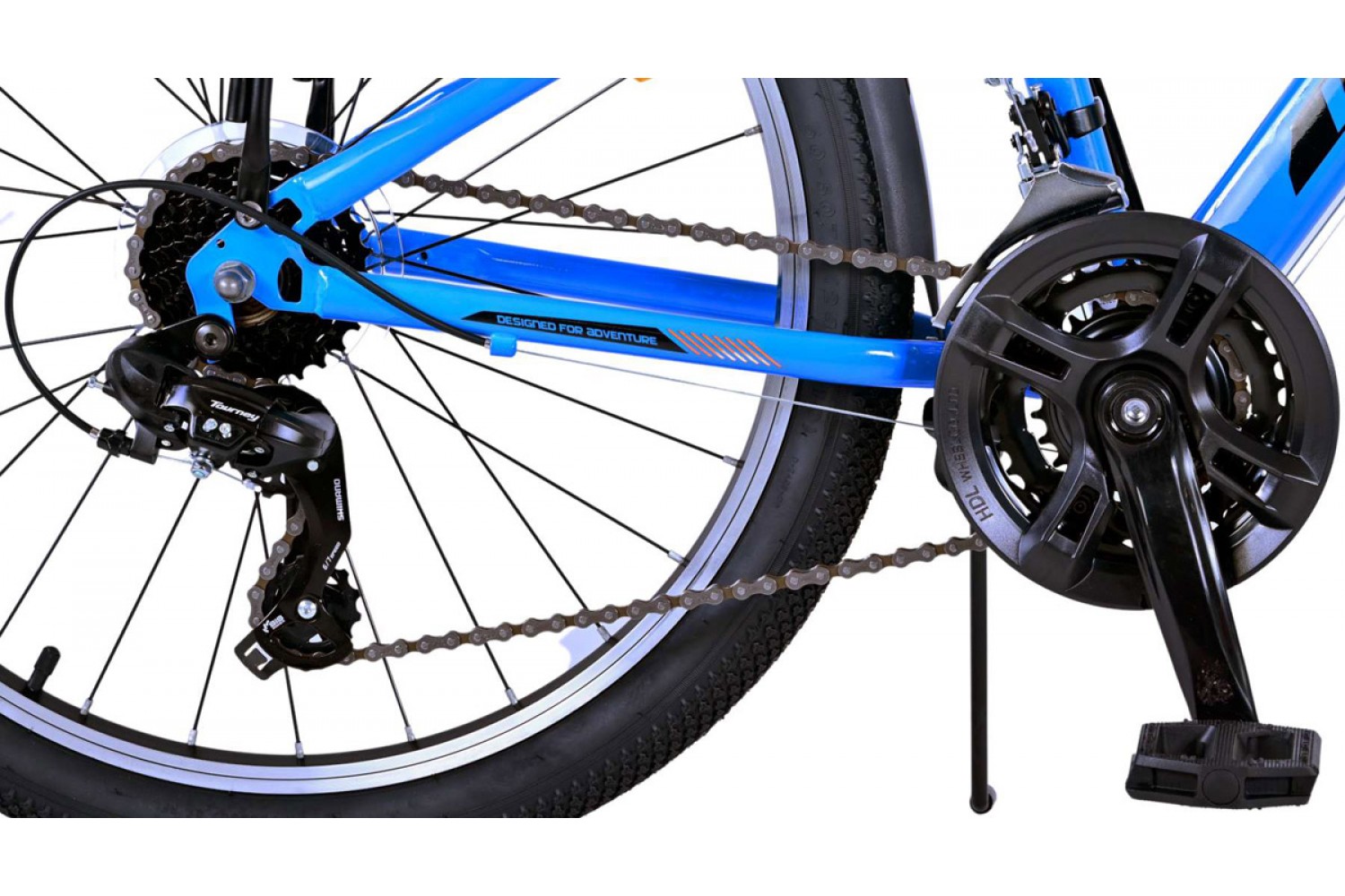 Volare Cross Jongensfiets 24 inch Blauw 18 versnellingen