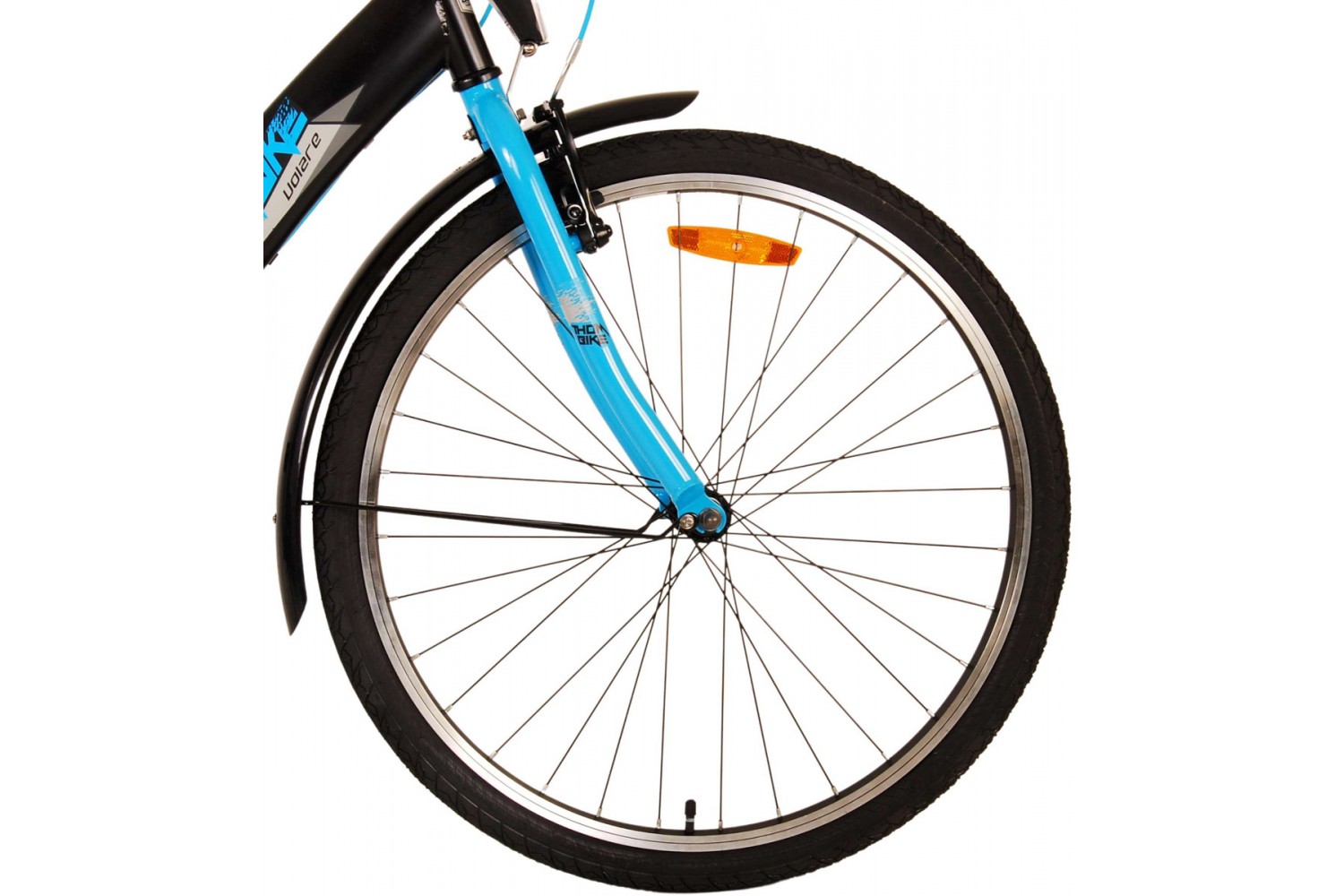 Volare Thombike Jongensfiets 26 inch Zwart Blauw | 2 handremmen