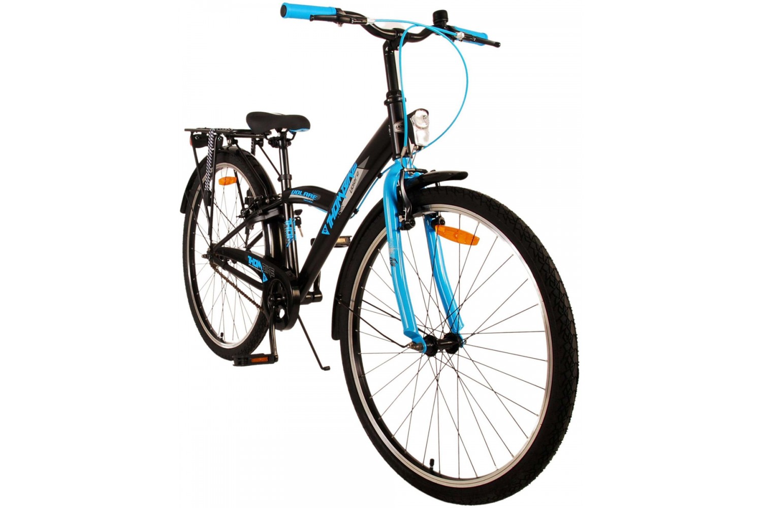 Volare Thombike Jongensfiets 26 inch Zwart Blauw | 2 handremmen