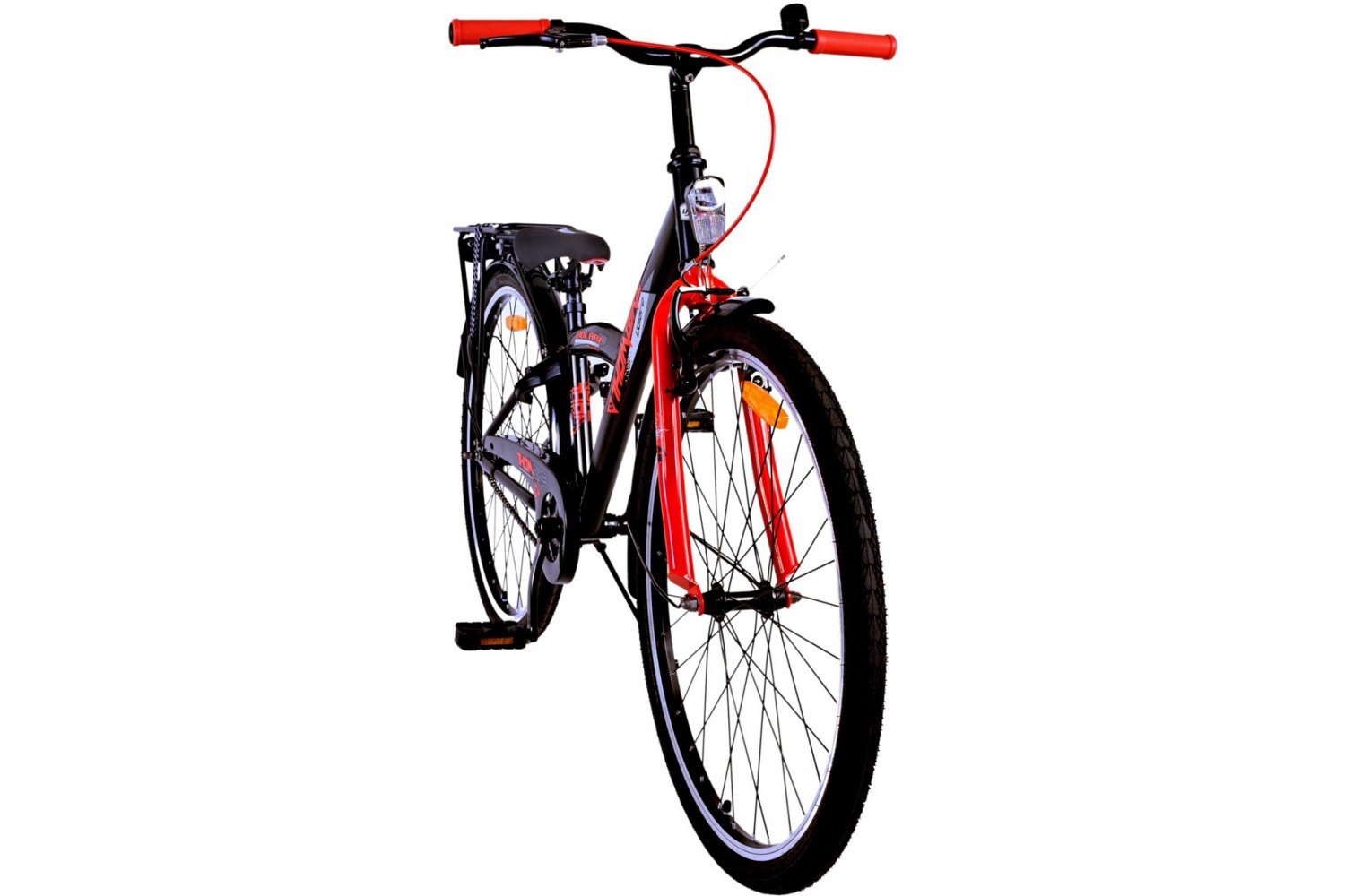 Volare Thombike Jongensfiets 26 inch Zwart Rood