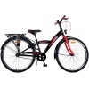 Volare Thombike Jongensfiets 26 inch Zwart Rood | 2 handremmen