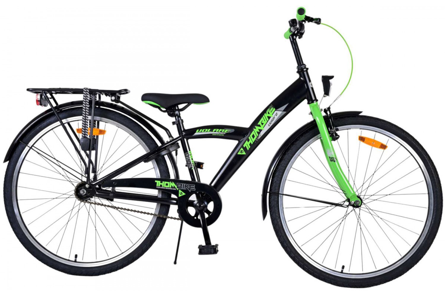 Volare Thombike Jongensfiets 26 inch Zwart Groen