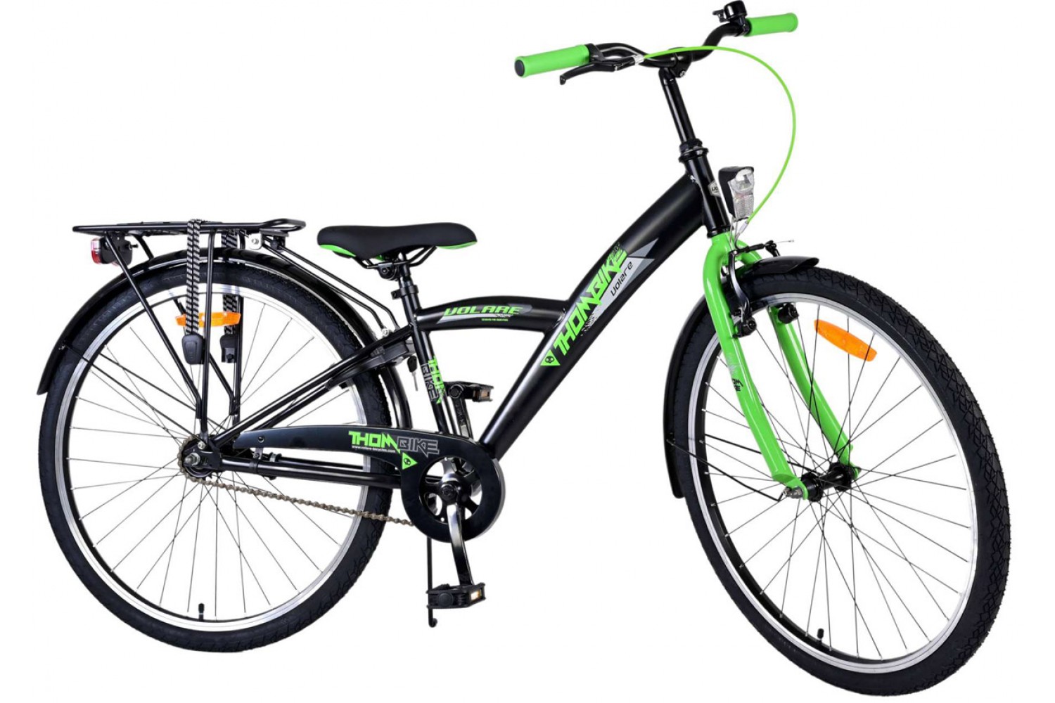 Volare Thombike Jongensfiets 26 inch Zwart Groen