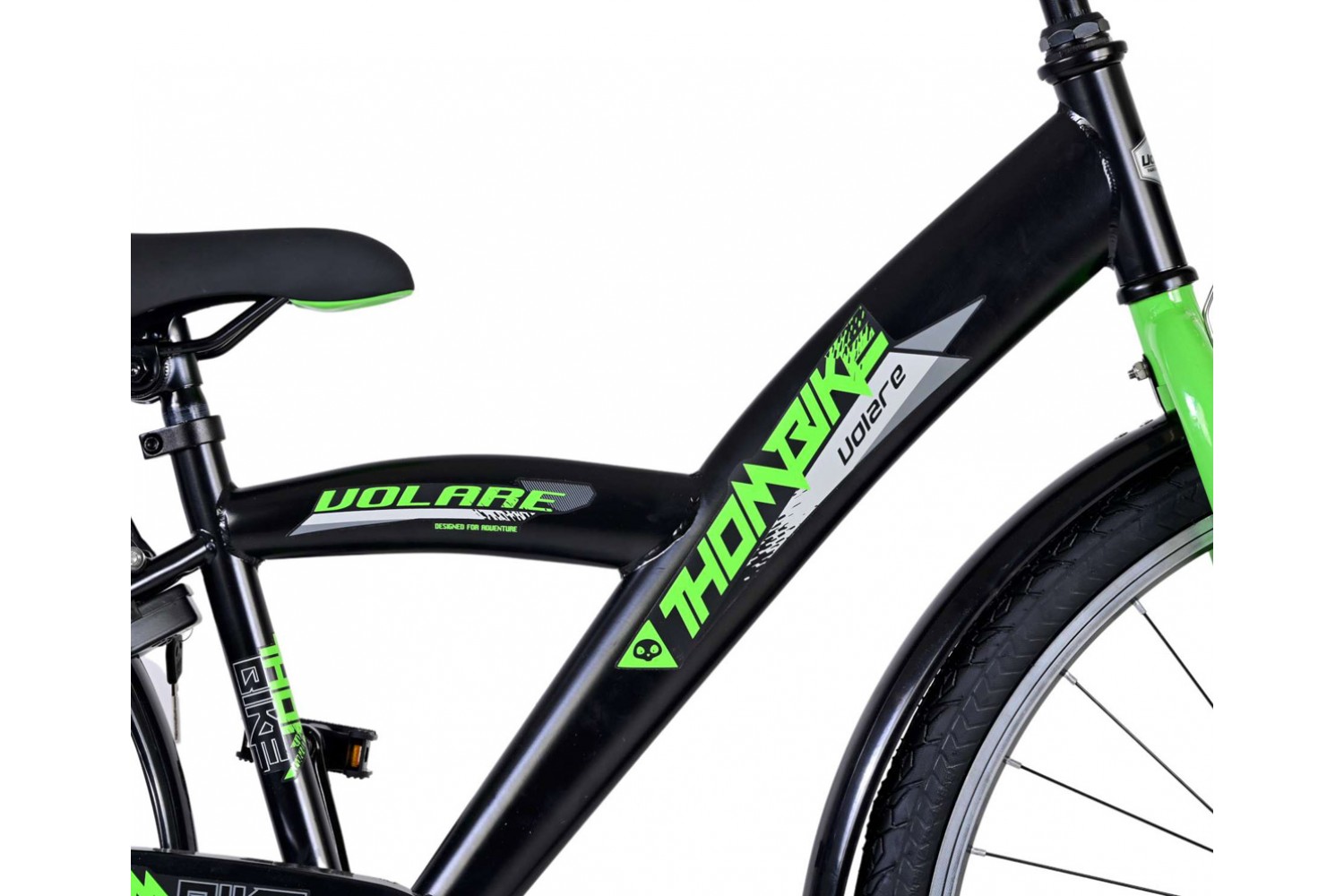 Volare Thombike Jongensfiets 26 inch Zwart Groen