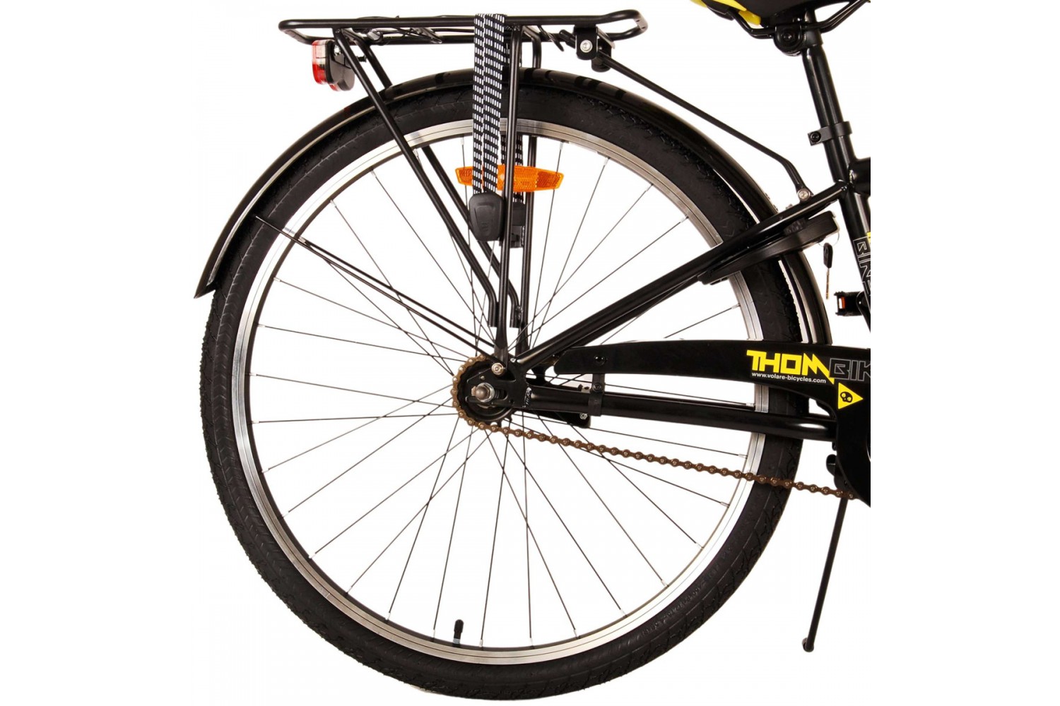 Volare Thombike Jongensfiets 26 inch Zwart Geel