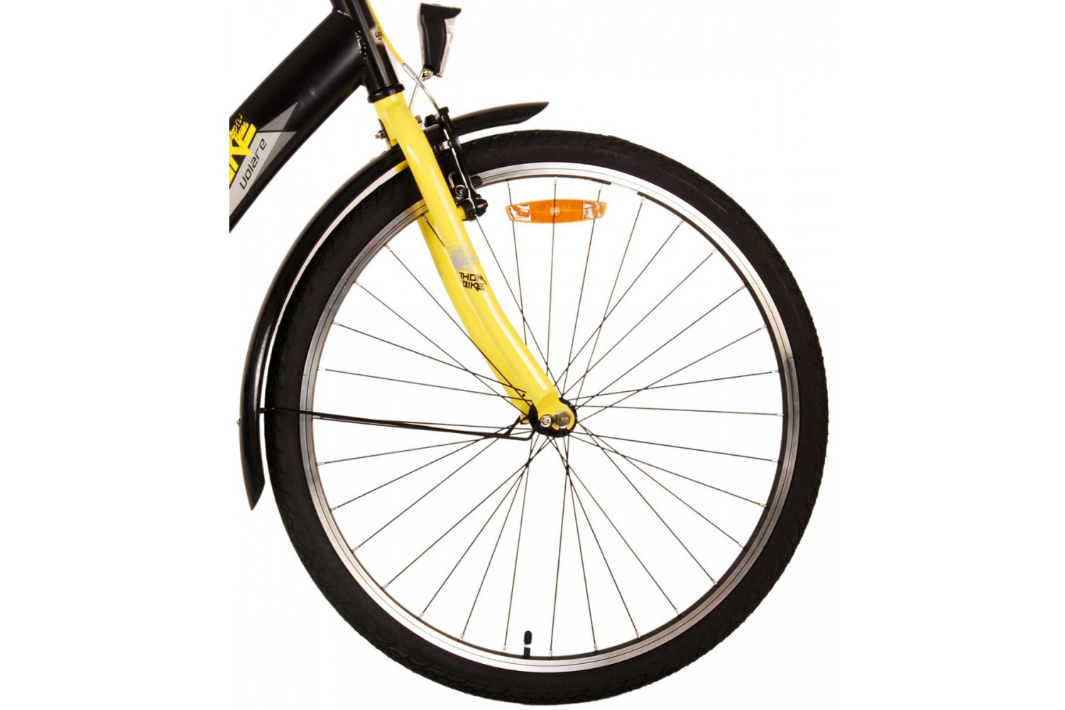 Volare Thombike Jongensfiets 26 inch Zwart Geel