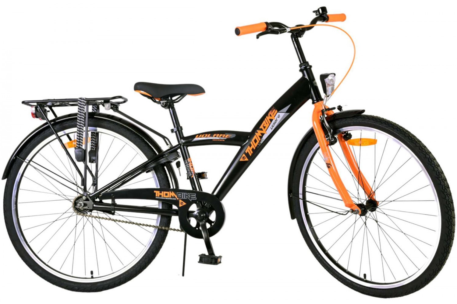 Volare Thombike Jongensfiets 26 inch Zwart Oranje