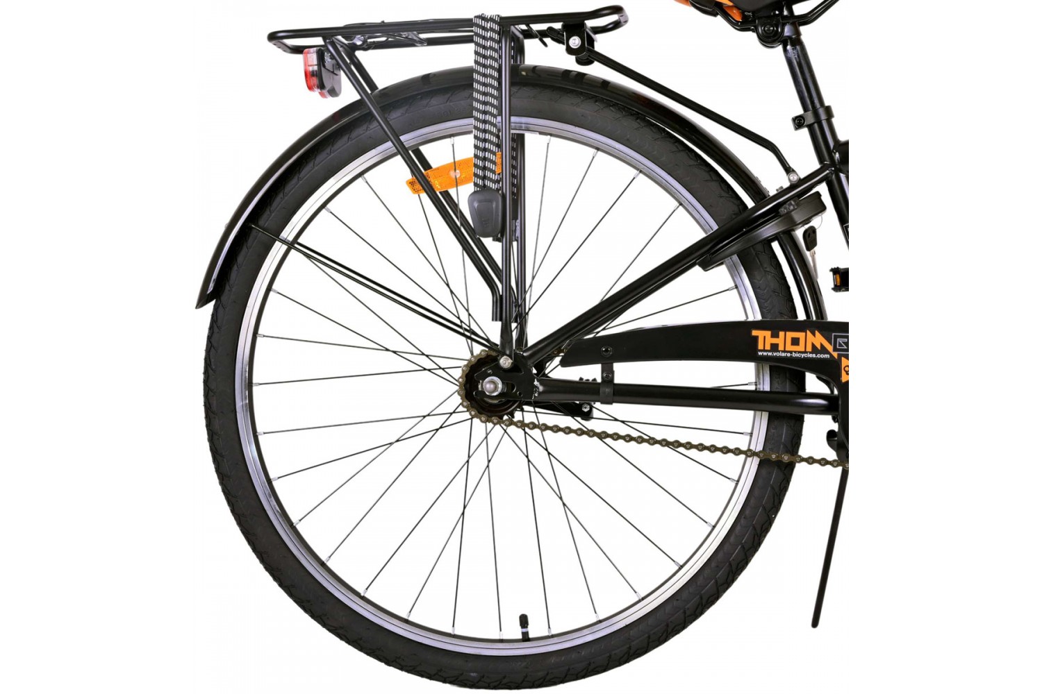 Volare Thombike Jongensfiets 26 inch Zwart Oranje