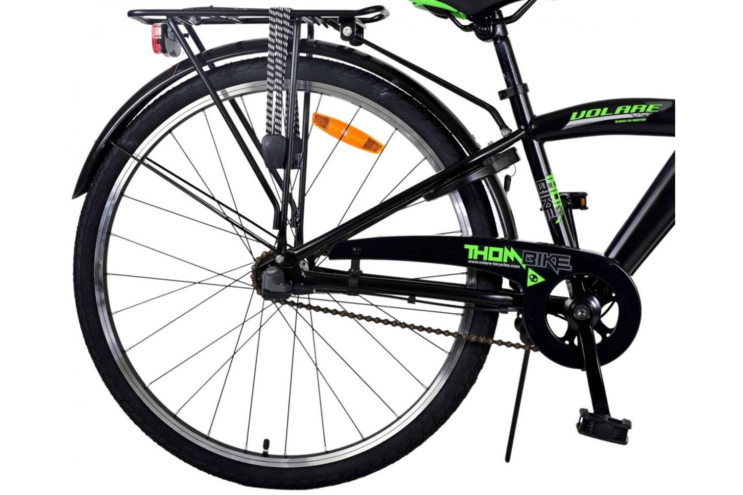 Volare Thombike 3V Jongensfiets 26 inch Zwart Groen