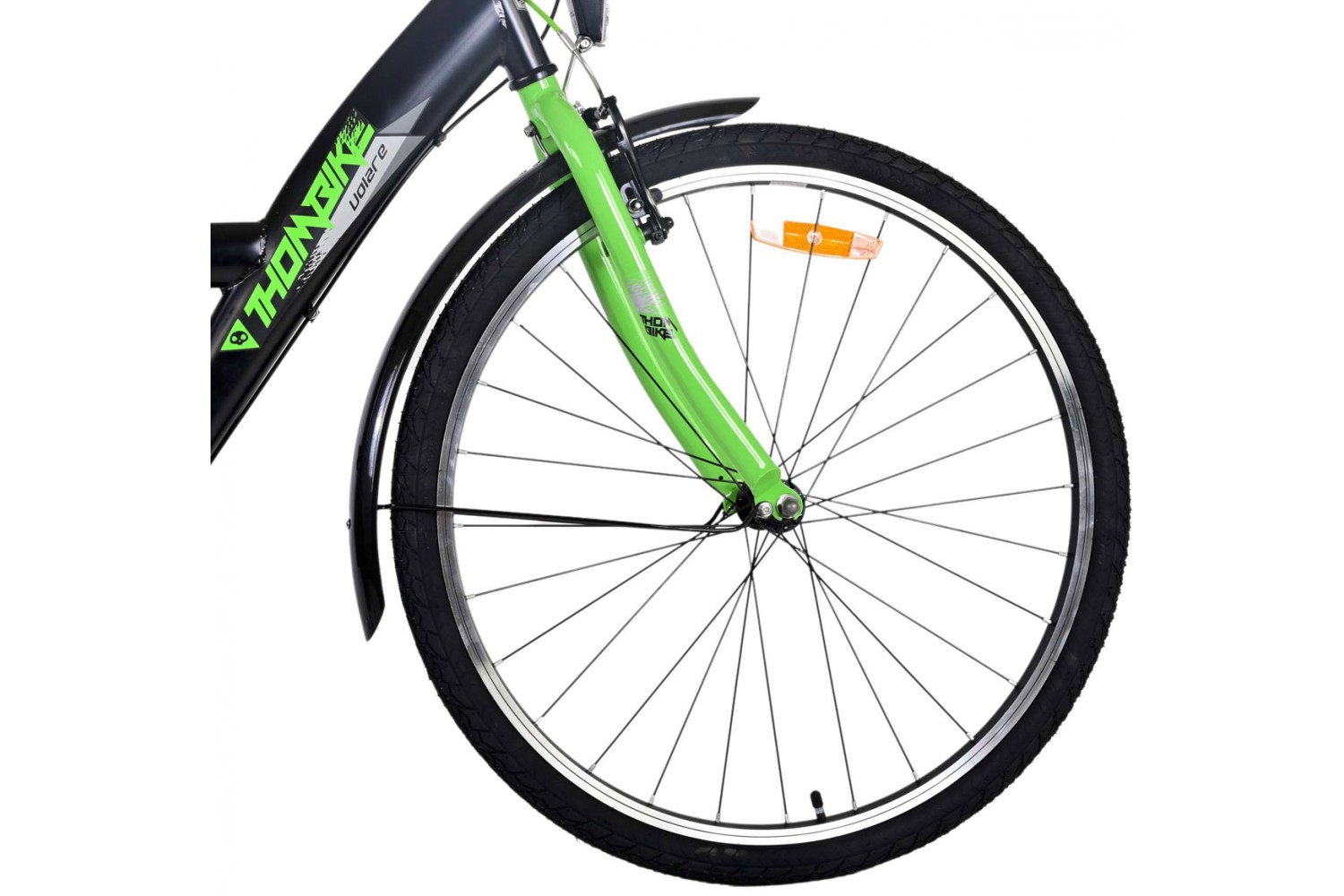 Volare Thombike 3V Jongensfiets 26 inch Zwart Groen