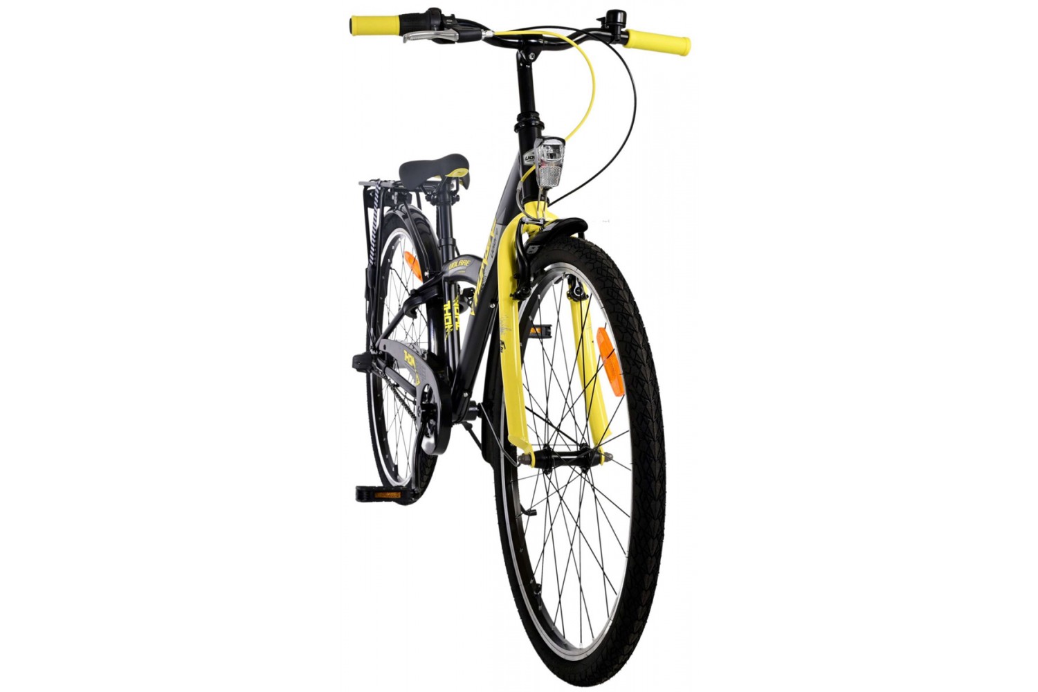 Volare Thombike 3V Jongensfiets 26 inch Zwart Geel