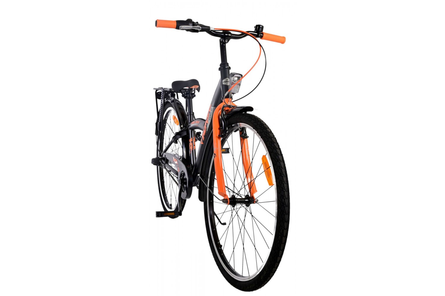 Volare Thombike 3V Jongensfiets 26 inch Zwart Oranje