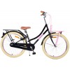 Volare Excellent Meisjesfiets 24 inch Zwart | 2 handremmen