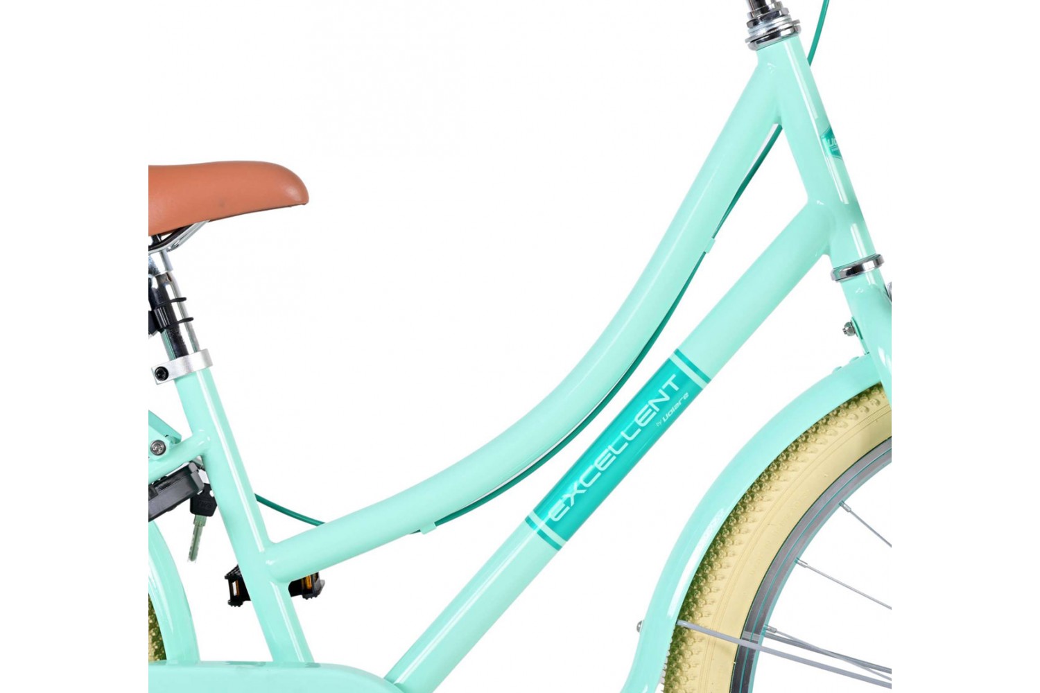 Volare Excellent Meisjesfiets 24 inch Groen | 2 handremmen