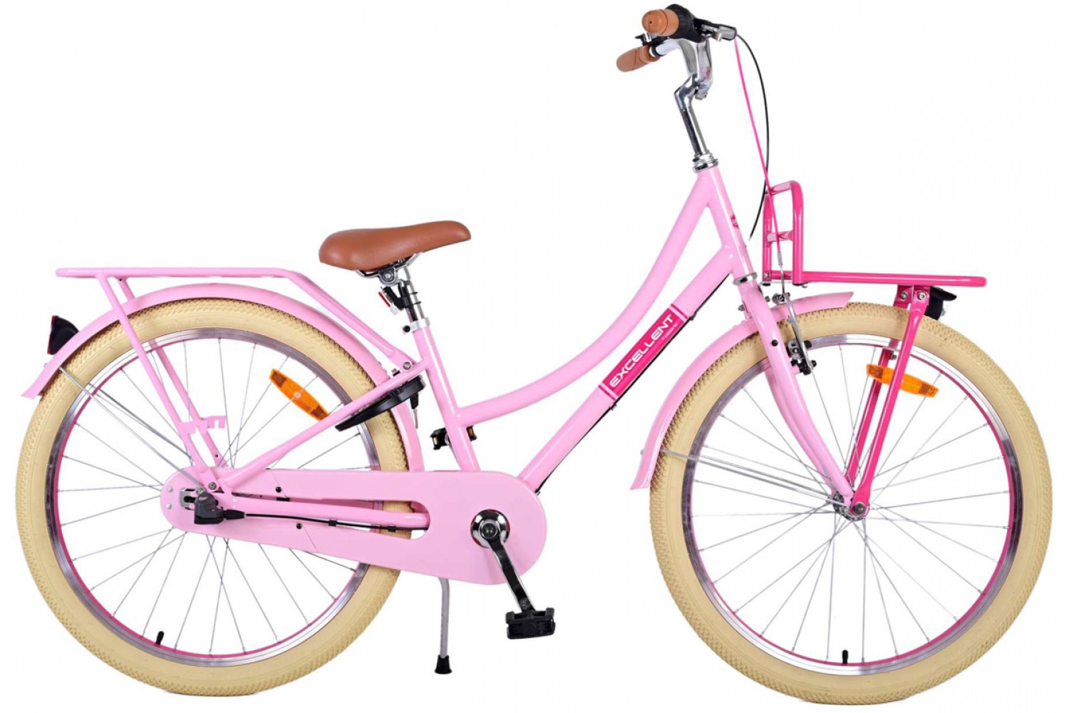 Volare Excellent 3V Meisjesfiets 24 inch Roze