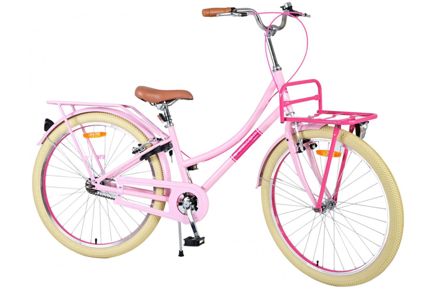 Volare Excellent Meisjesfiets 26 inch Roze | 2 handremmen