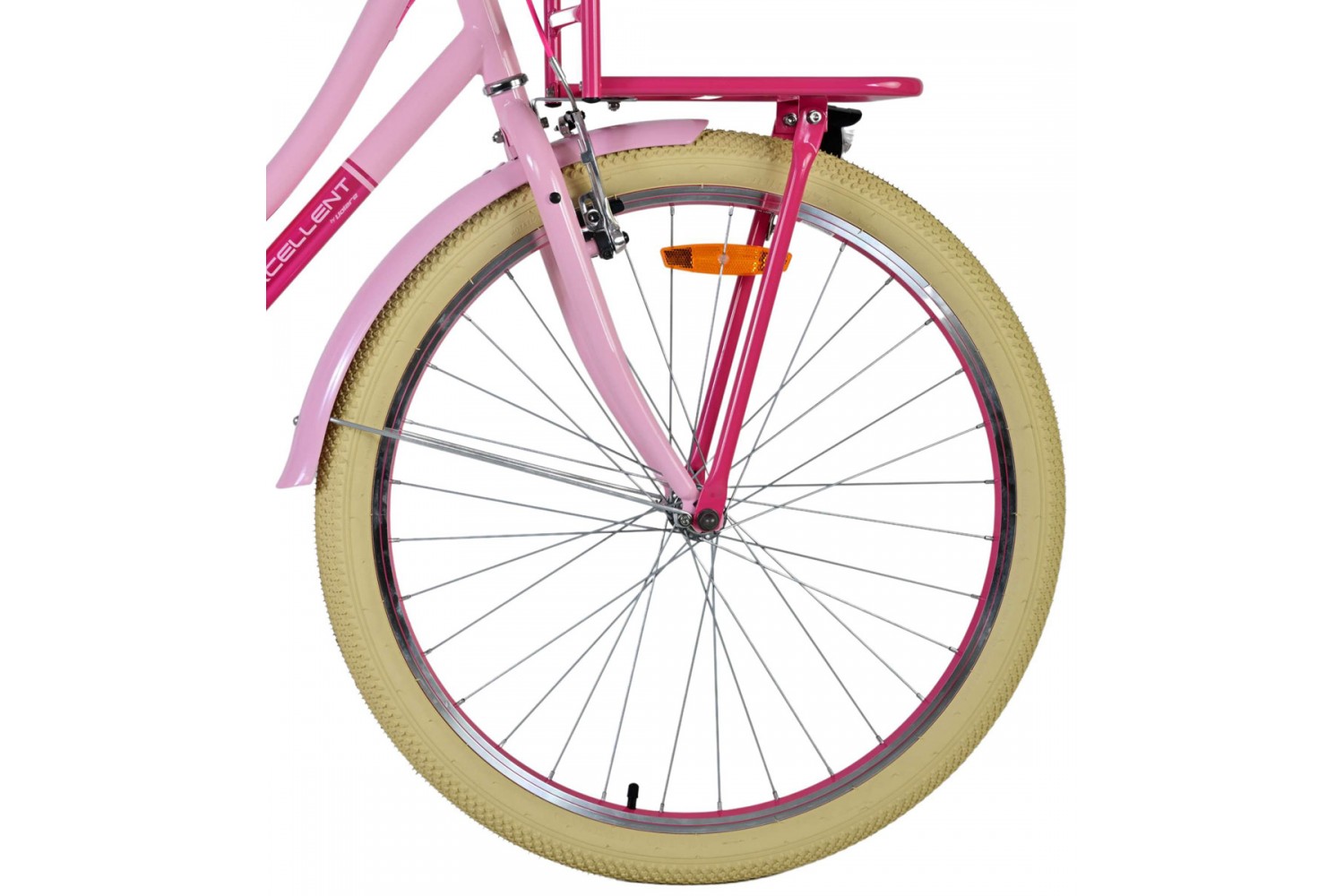 Volare Excellent Meisjesfiets 26 inch Roze | 2 handremmen