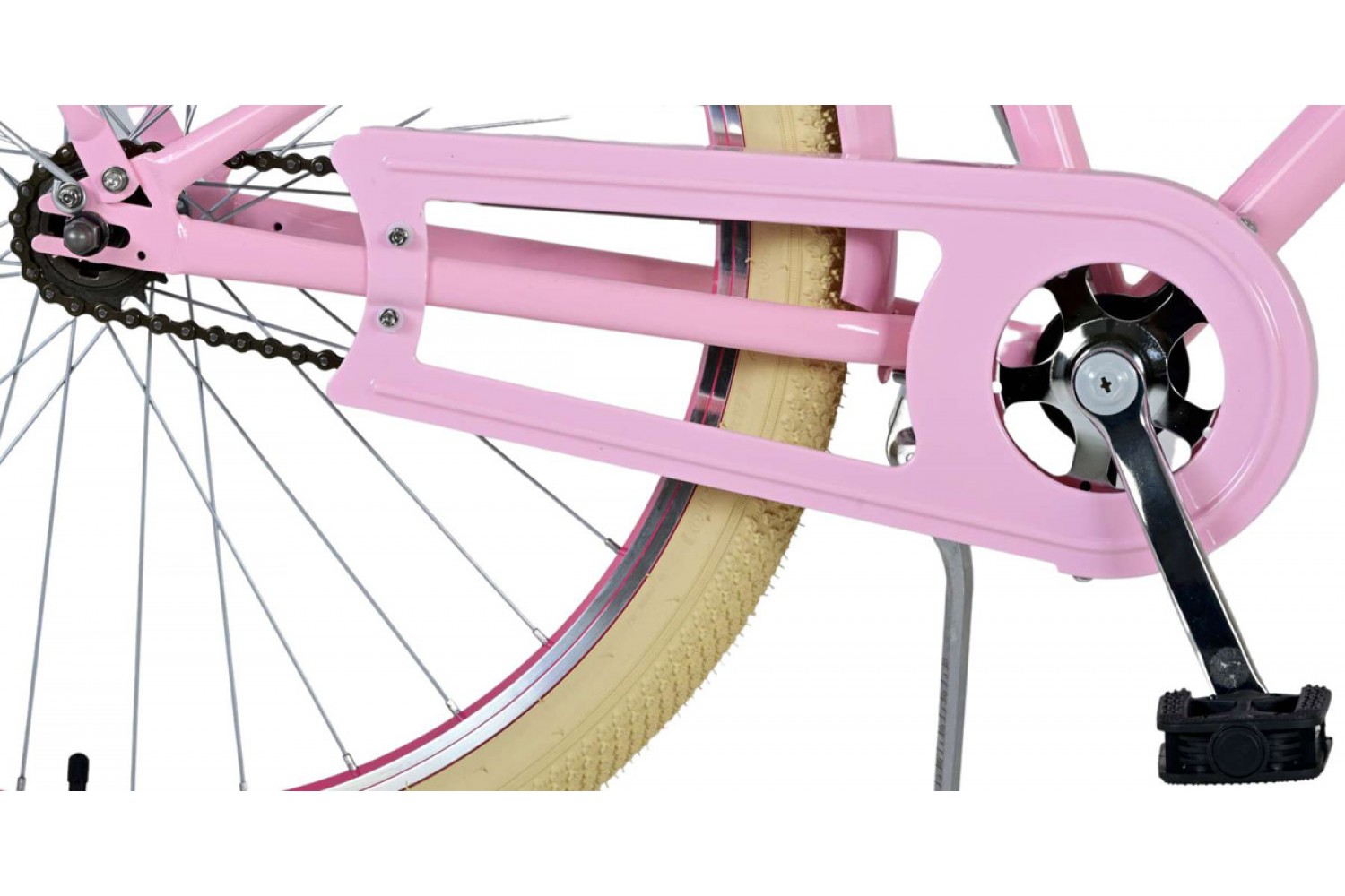 Volare Excellent Meisjesfiets 26 inch Roze | 2 handremmen