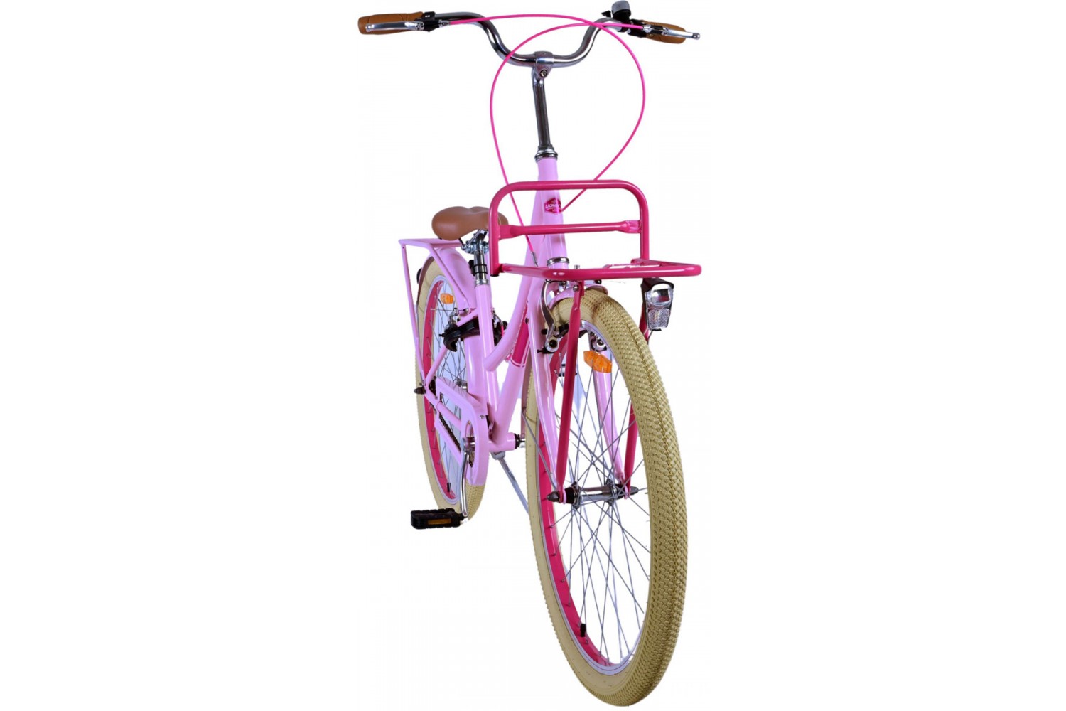 Volare Excellent Meisjesfiets 26 inch Roze | 2 handremmen