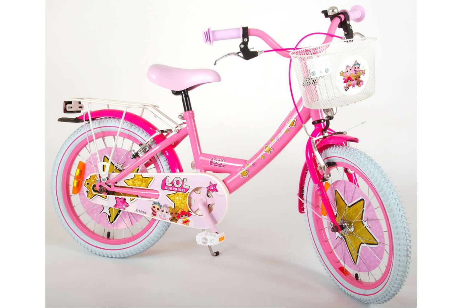 LOL Surprise Kinderfiets 18 inch Meisjes Roze | 2 handremmen