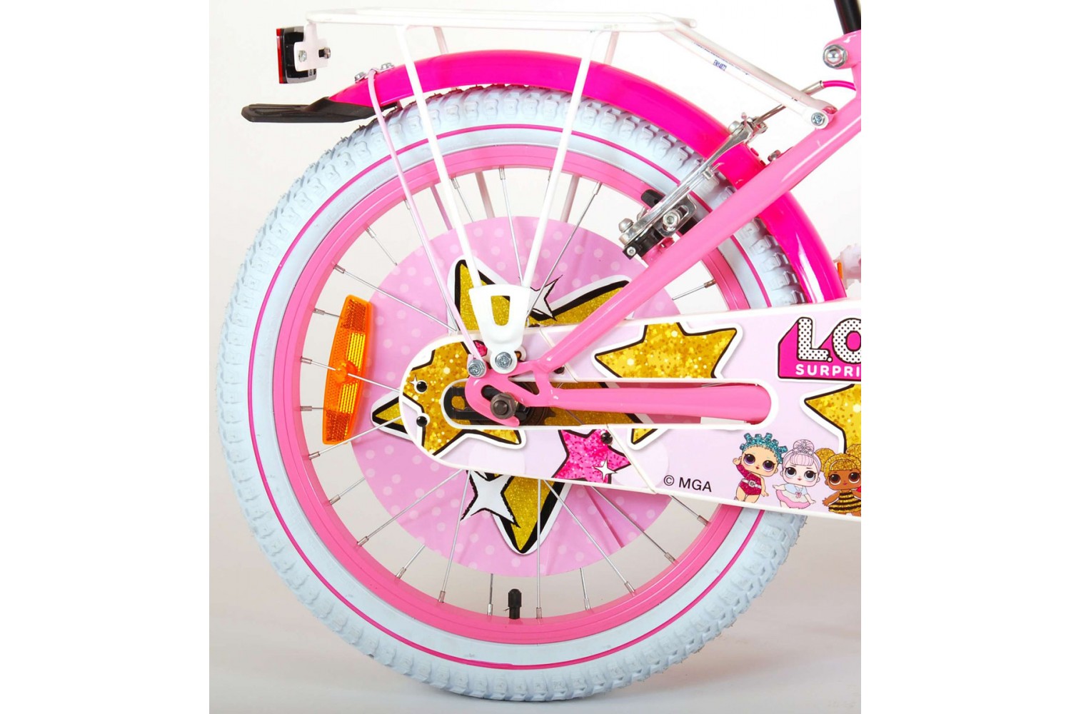 LOL Surprise Kinderfiets 18 inch Meisjes Roze | 2 handremmen