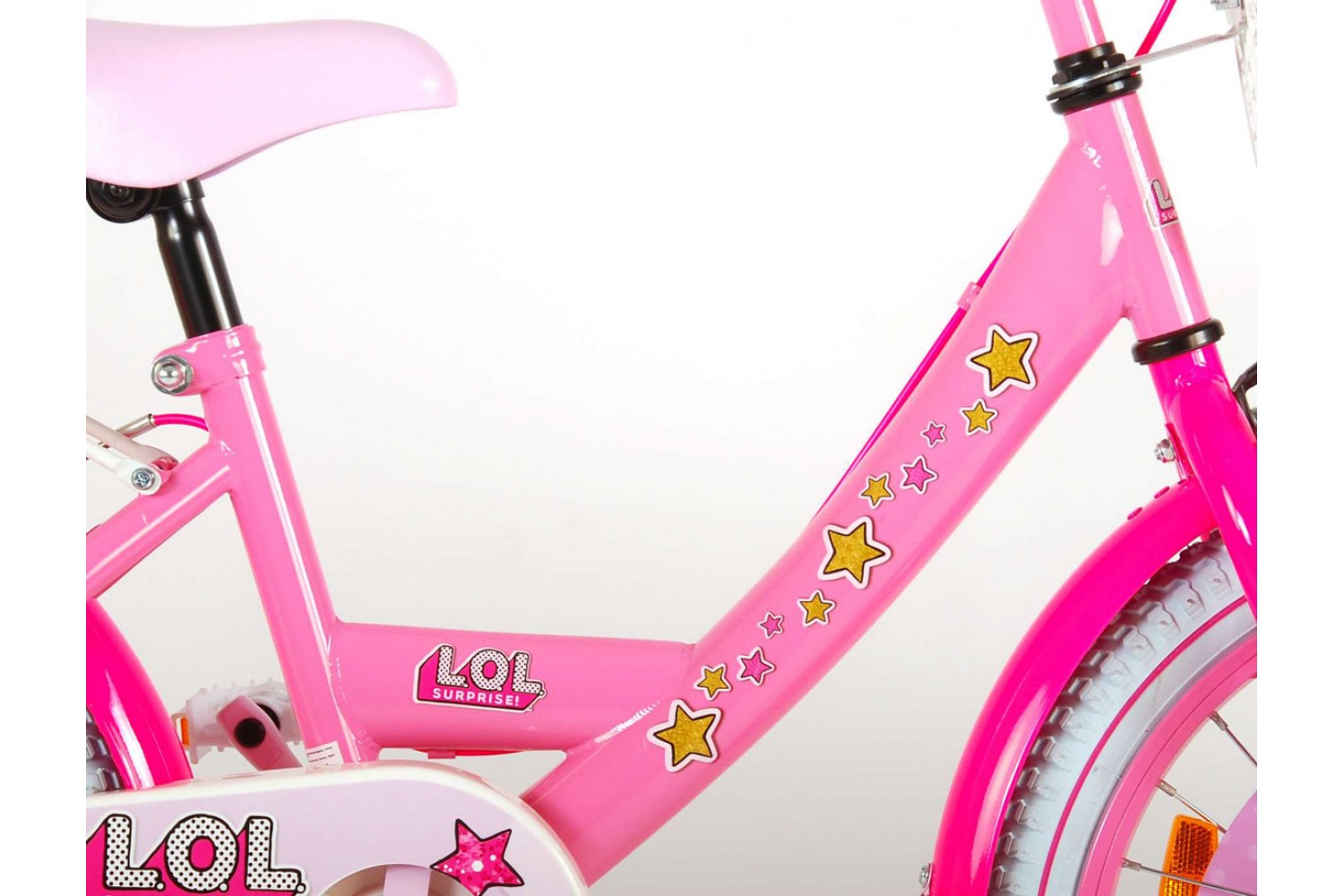 LOL Surprise Kinderfiets 18 inch Meisjes Roze | 2 handremmen