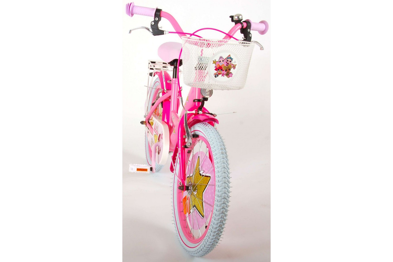 LOL Surprise Kinderfiets 18 inch Meisjes Roze | 2 handremmen