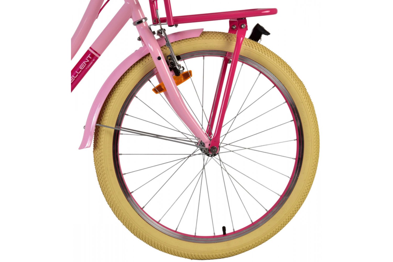 Volare Excellent Meisjesfiets 24 inch Roze | 2 handremmen