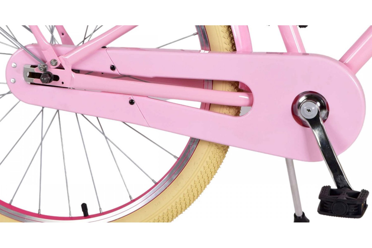 Volare Excellent Meisjesfiets 24 inch Roze | 2 handremmen