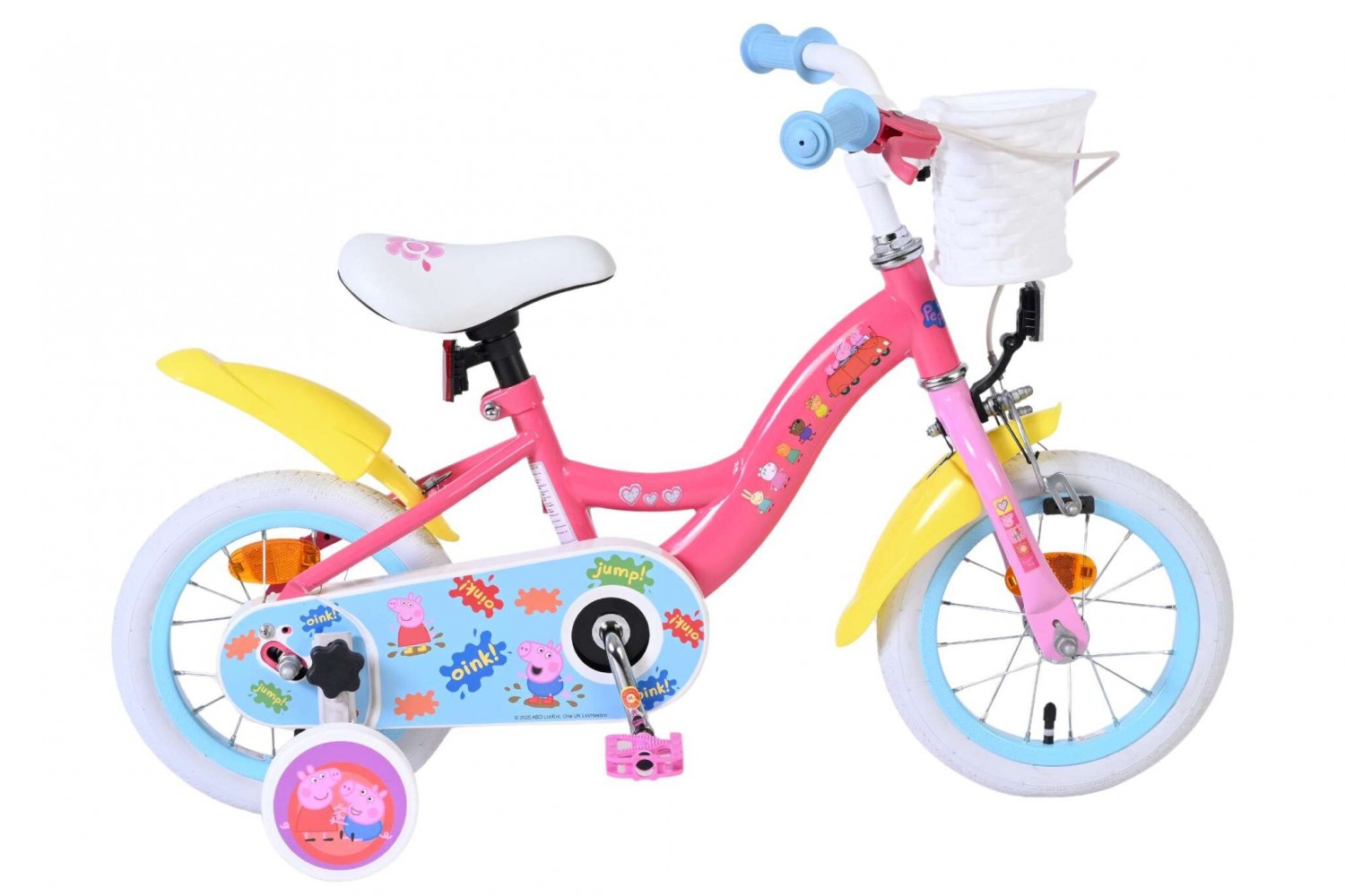 Peppa Kinderfiets Meisjes 12 inch Roze