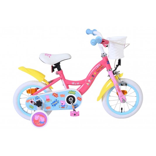 Peppa Kinderfiets Meisjes 12 inch Roze