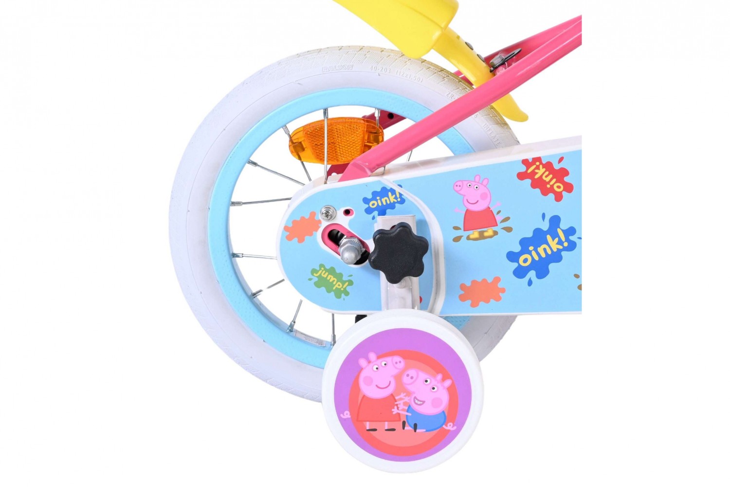 Peppa Kinderfiets Meisjes 12 inch Roze