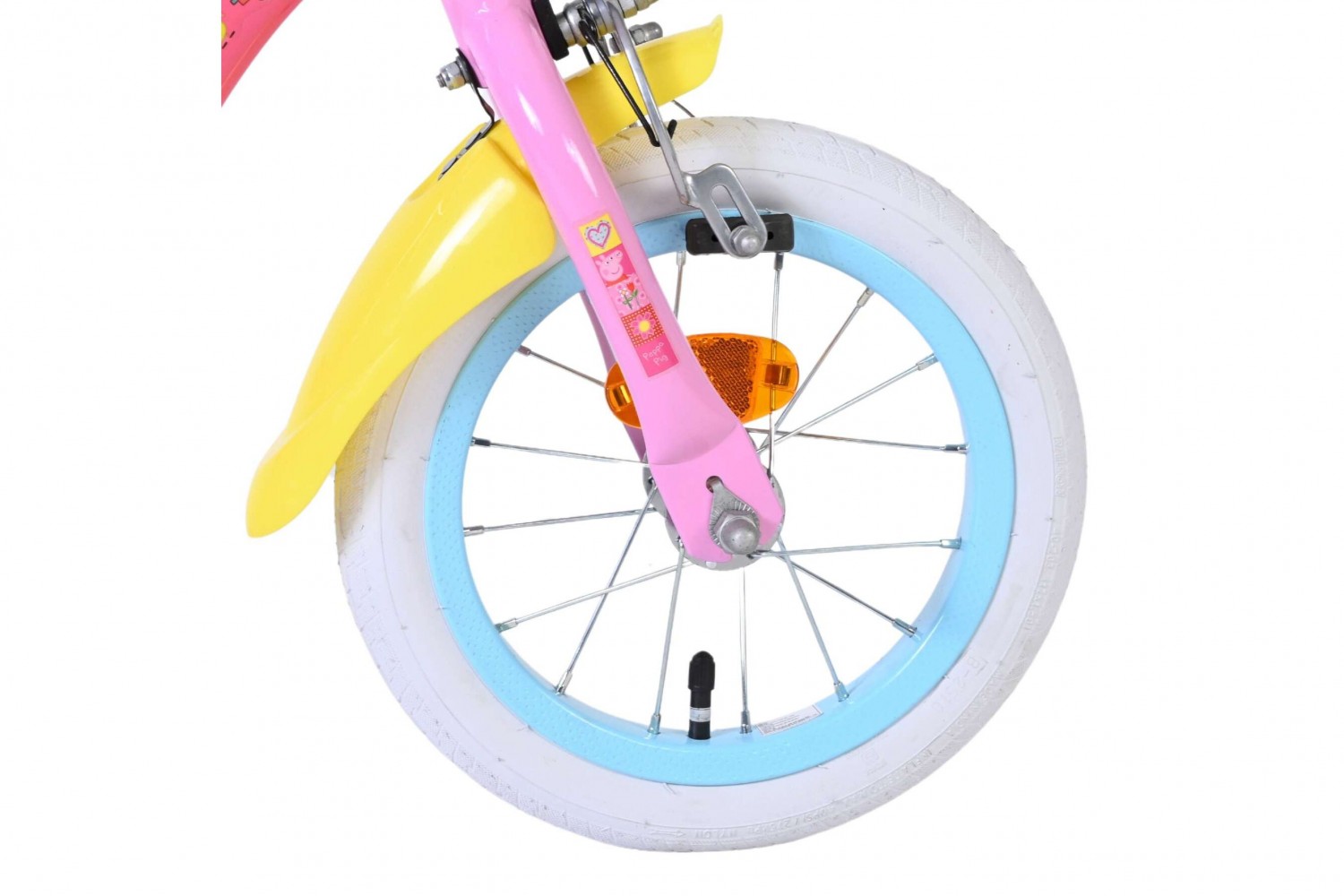 Peppa Kinderfiets Meisjes 12 inch Roze